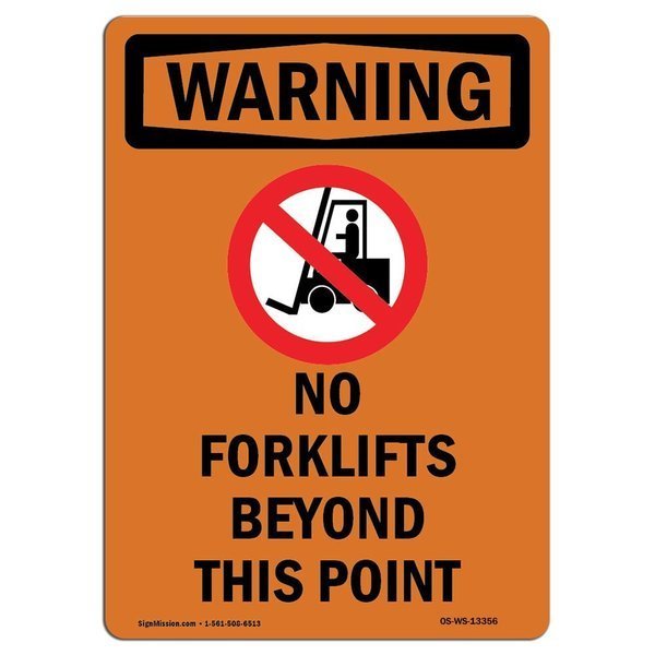 Safety Sign, OSHA WARNING, 24